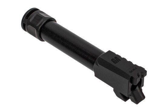 Griffin Armament Smith & Wesson M&P Shield Advanced Threaded Match barrel is 416R stainless steel